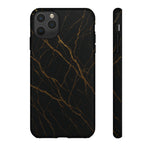 Black Marble Tough iPhone Case - Shamo's
