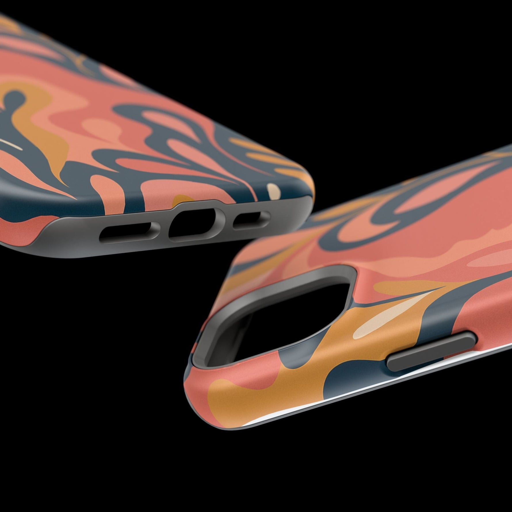 Floral Feminine Abstract MagSafe Impact-Resistant iPhone Case  Shamo's