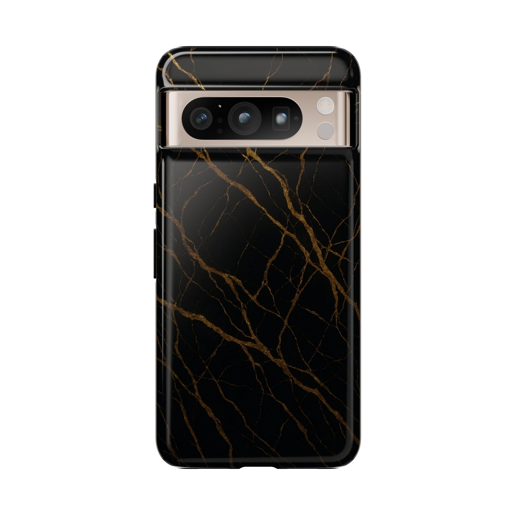 Black Marble Tough iPhone Case  Shamo's Google Pixel 8 Pro / Glossy
