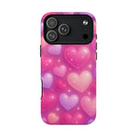Glitter Hearts Cases for iPhones with MagSafe - Shamo's