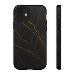 Black Marble Tough iPhone Case - Shamo's