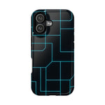 Neon Grid Magnetic Impact-Resistant iPhone Case | MagSafe compatible  Shamo's iPhone 17 / Glossy