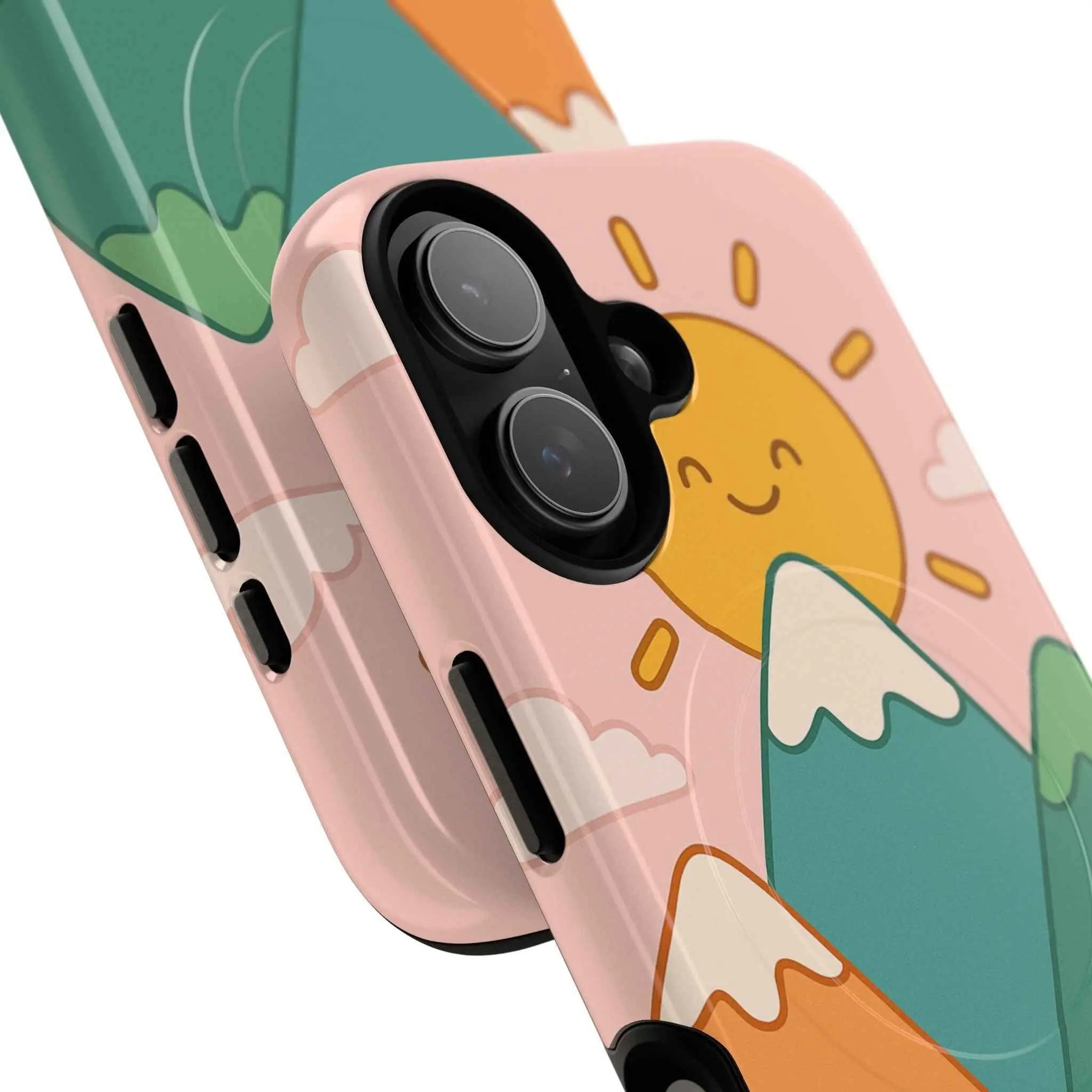 Mountain Sunrise Phone Case - Tough MagSafe Magnetic Design