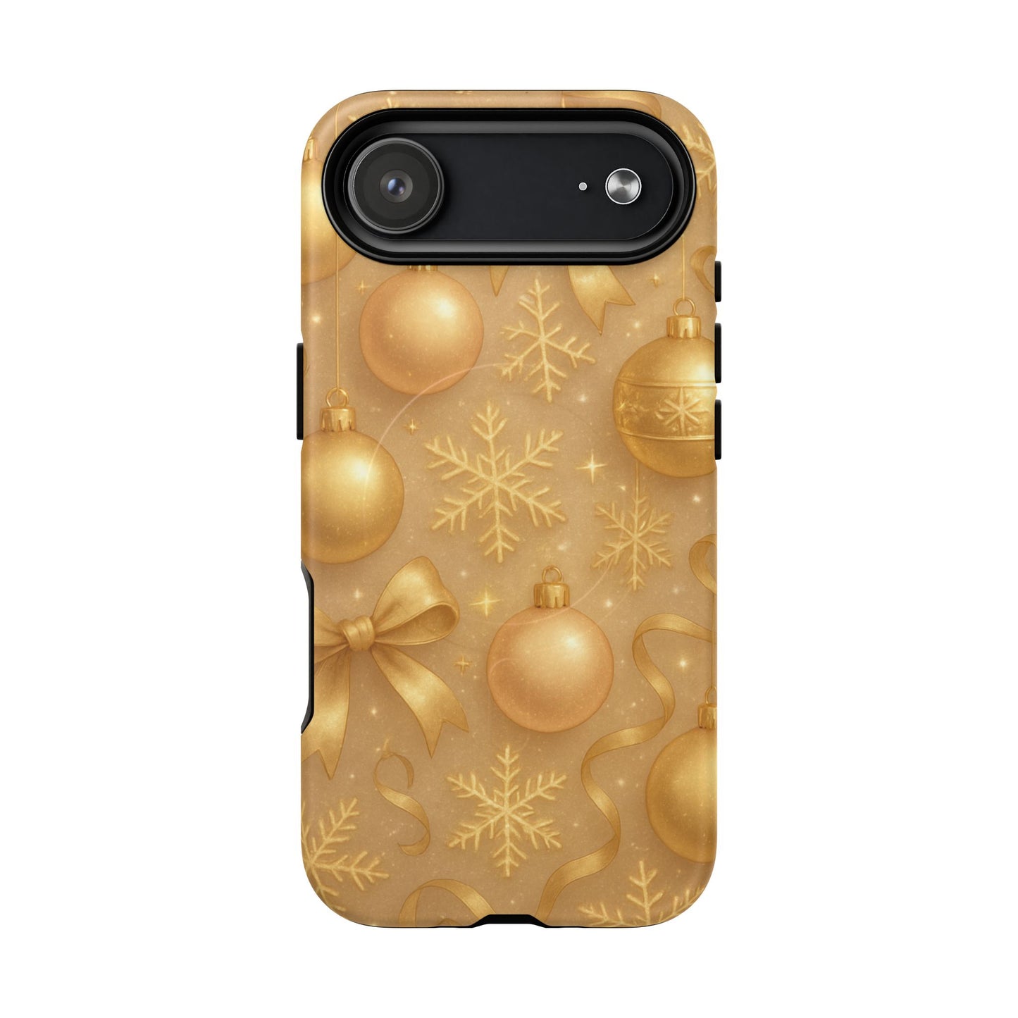 Holiday Gold Ornament iPhone Case | Compatible with MagSafe - Shamo's