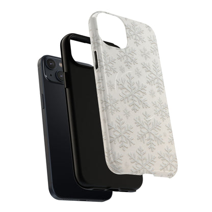Snowflake Texture iPhone Case compatible with MagSafe