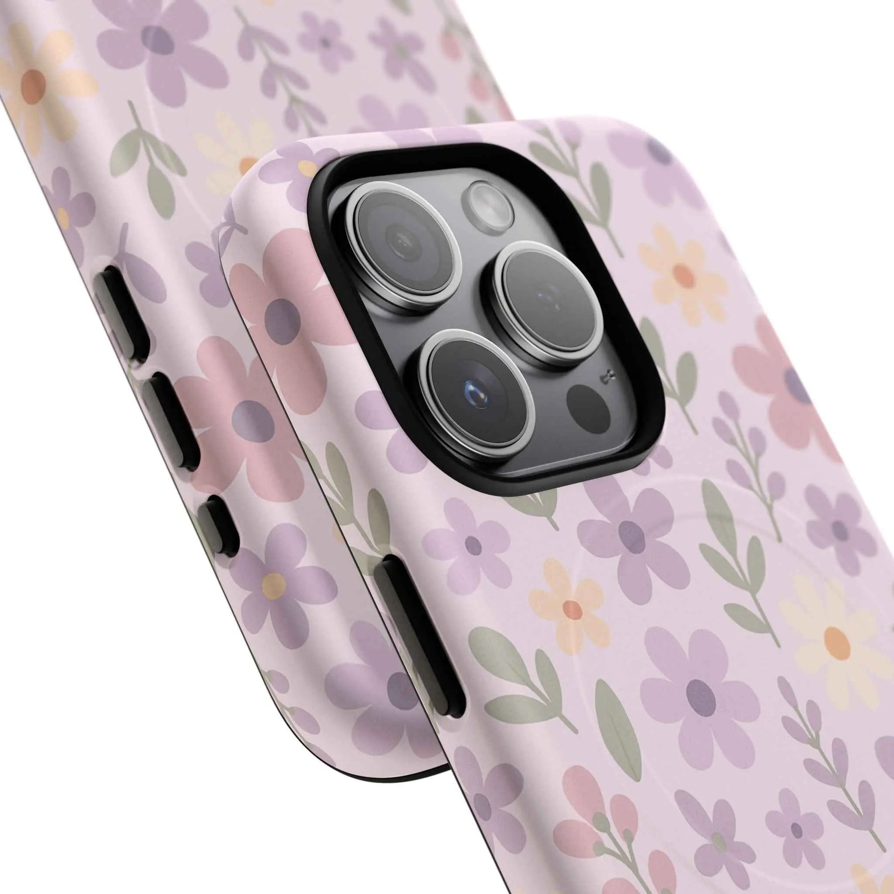 Floral Pattern | Compatible with MagSafe iPhone Case