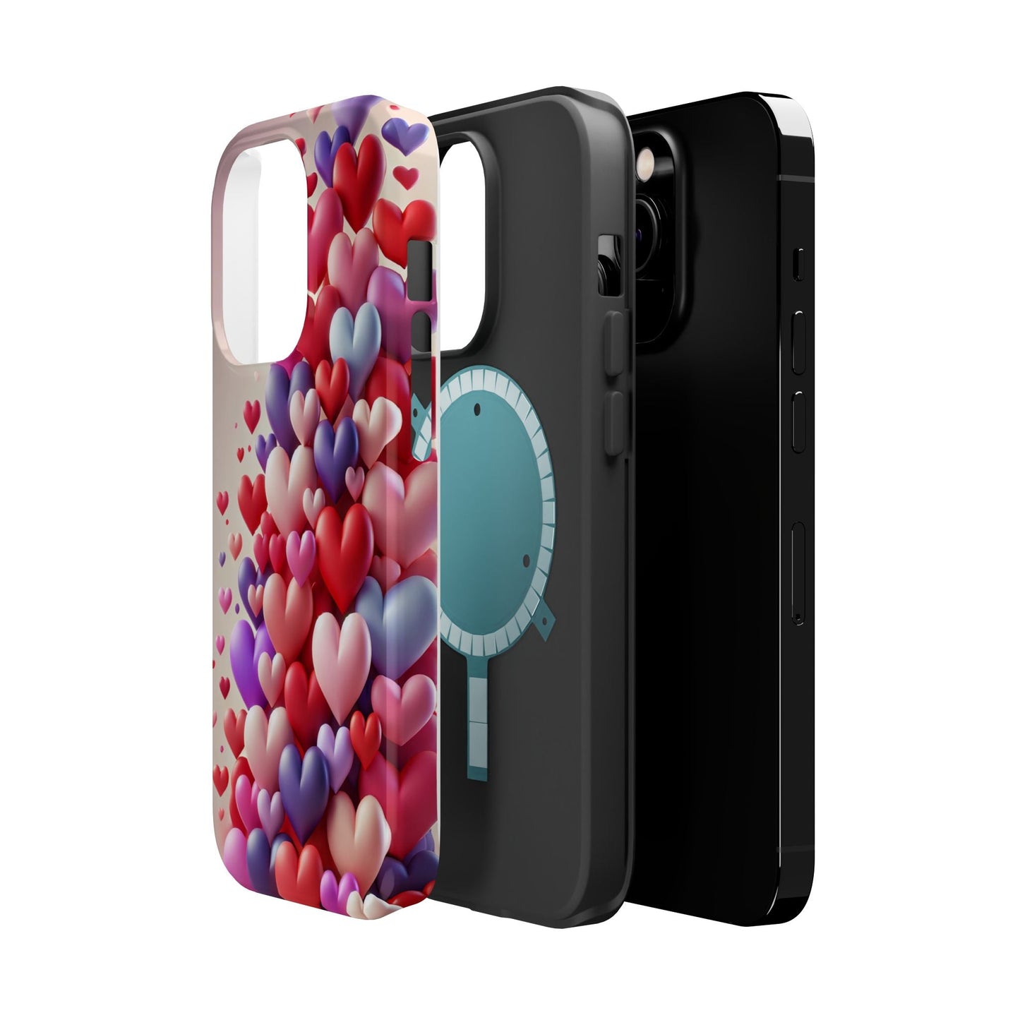 Love Hearts MagSafe iPhone Case — Magnetic, Impact-Resistant  Shamo's