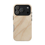Luxury Series Marble Beige iPhone Case compatible with MagSafe - Shamo's