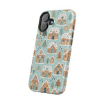 Winter Gingerbread Village Holiday Theme iPhone Case with MagSafe compatibility  Shamo's