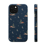Desert Moon MagSafe Phone Case, glossy iPhone 14, rear and side profile