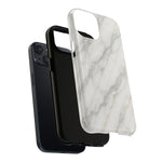 Classic White Marble iPhone Case with MagSafe  Shamo's