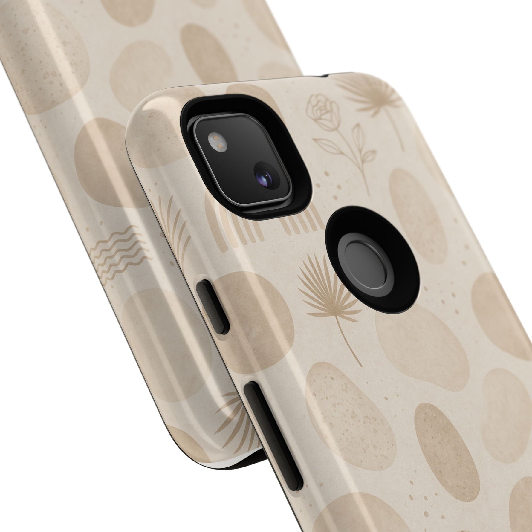 Neutral Pebble Pattern Tough iPhone Case  Shamo's