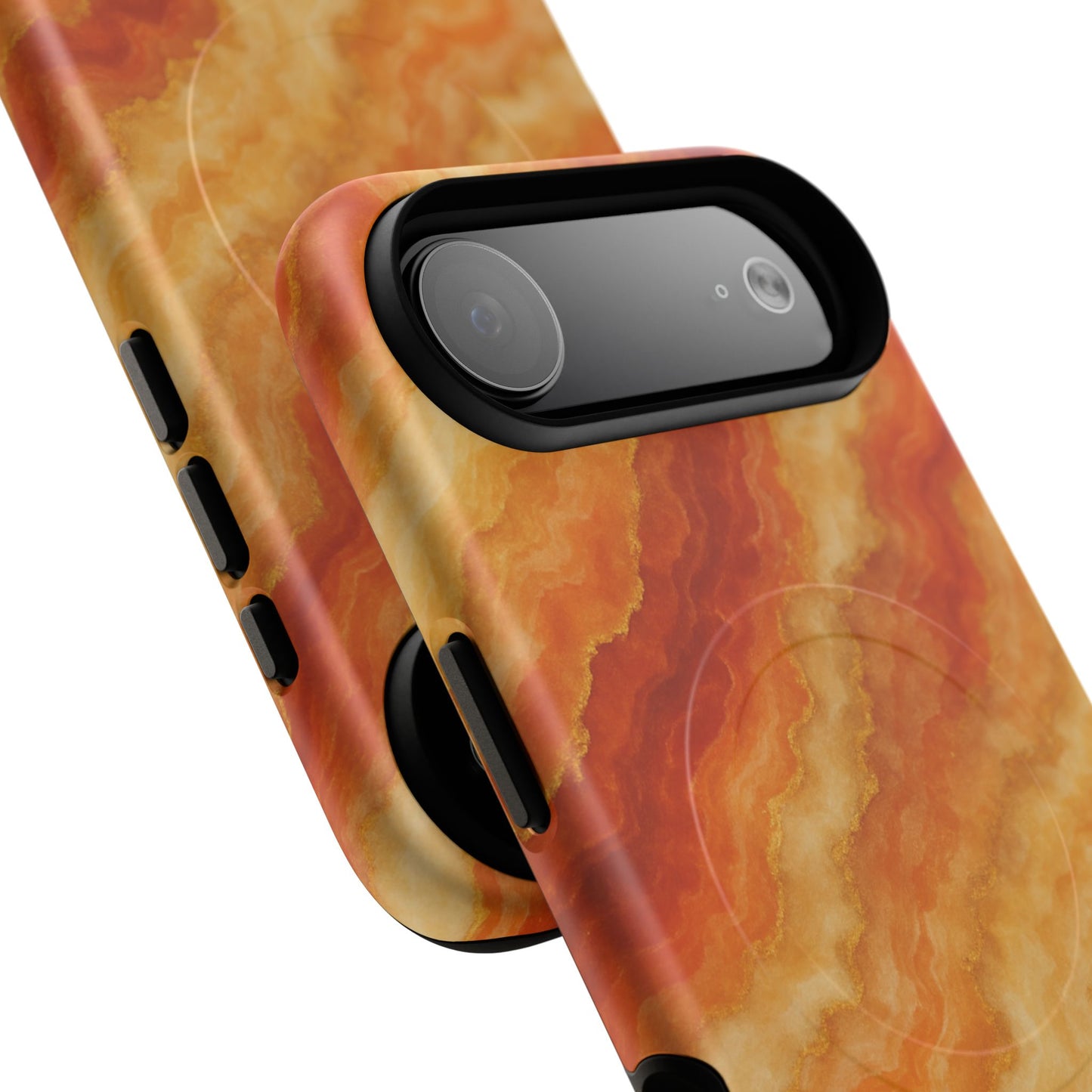Amber Agate Marble iPhone Case with MagSafe
