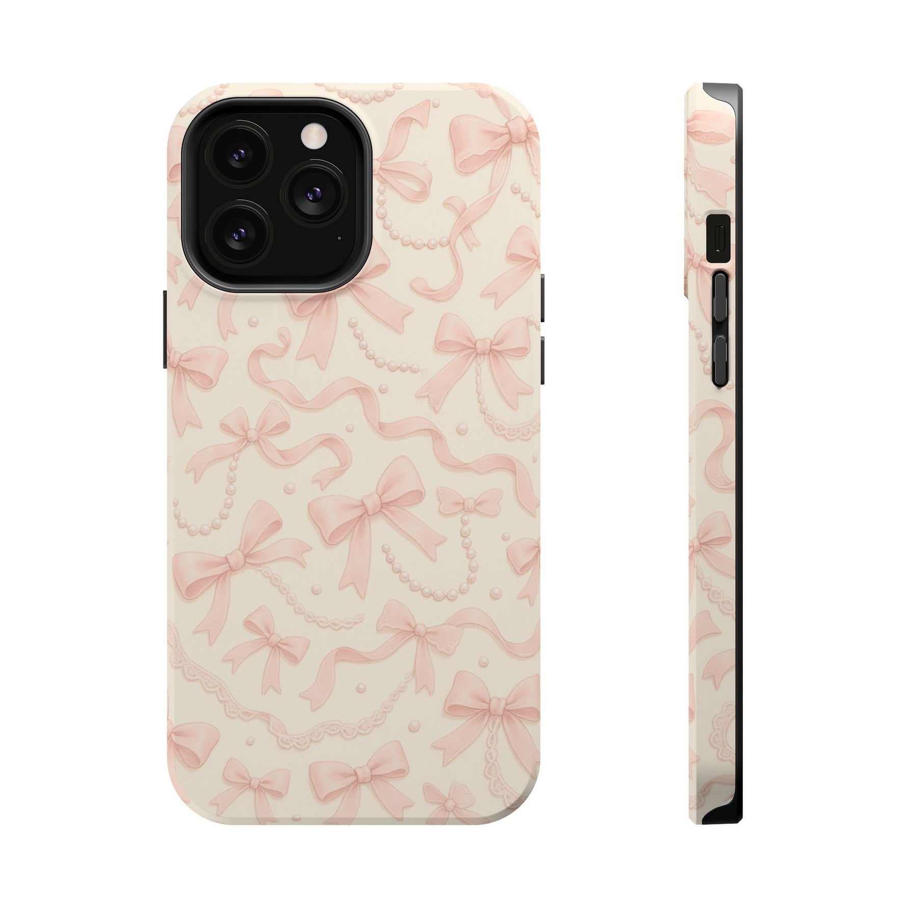 Coquette Bows Pattern iPhone Case | MagSafe - Shamo's