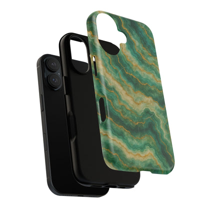 Green Marble iPhone Case with MagSafe