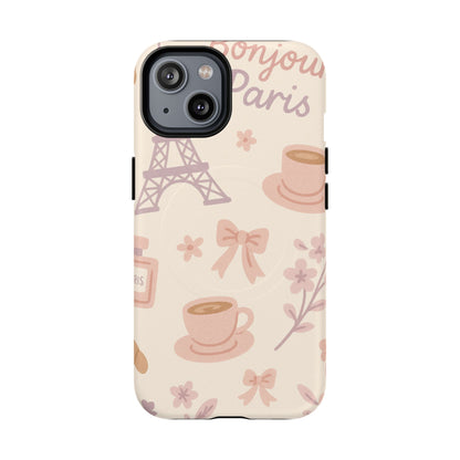 Chic Parisian iPhone Case - with Eiffel Tower Design | MagSafe