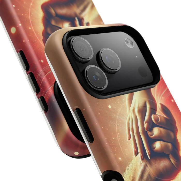 Magnetic Phone Case - Hands in Love Design - Compatible with MagSafe