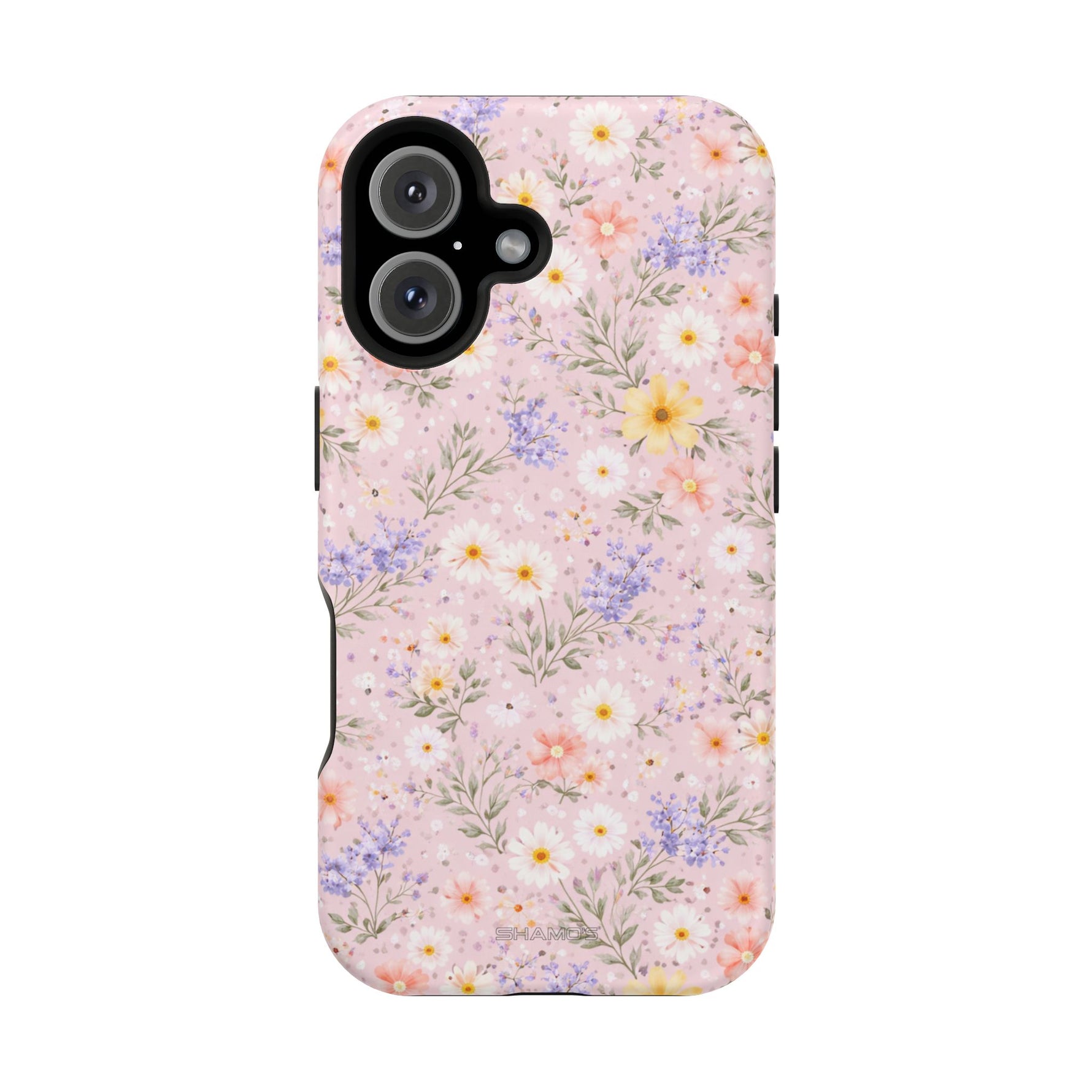 Pastel Floral MagSafe Compatible Magnetic Impact Phone Case