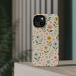 Floral Garden Impact iPhone Case with MagSafe compatibility  Shamo's