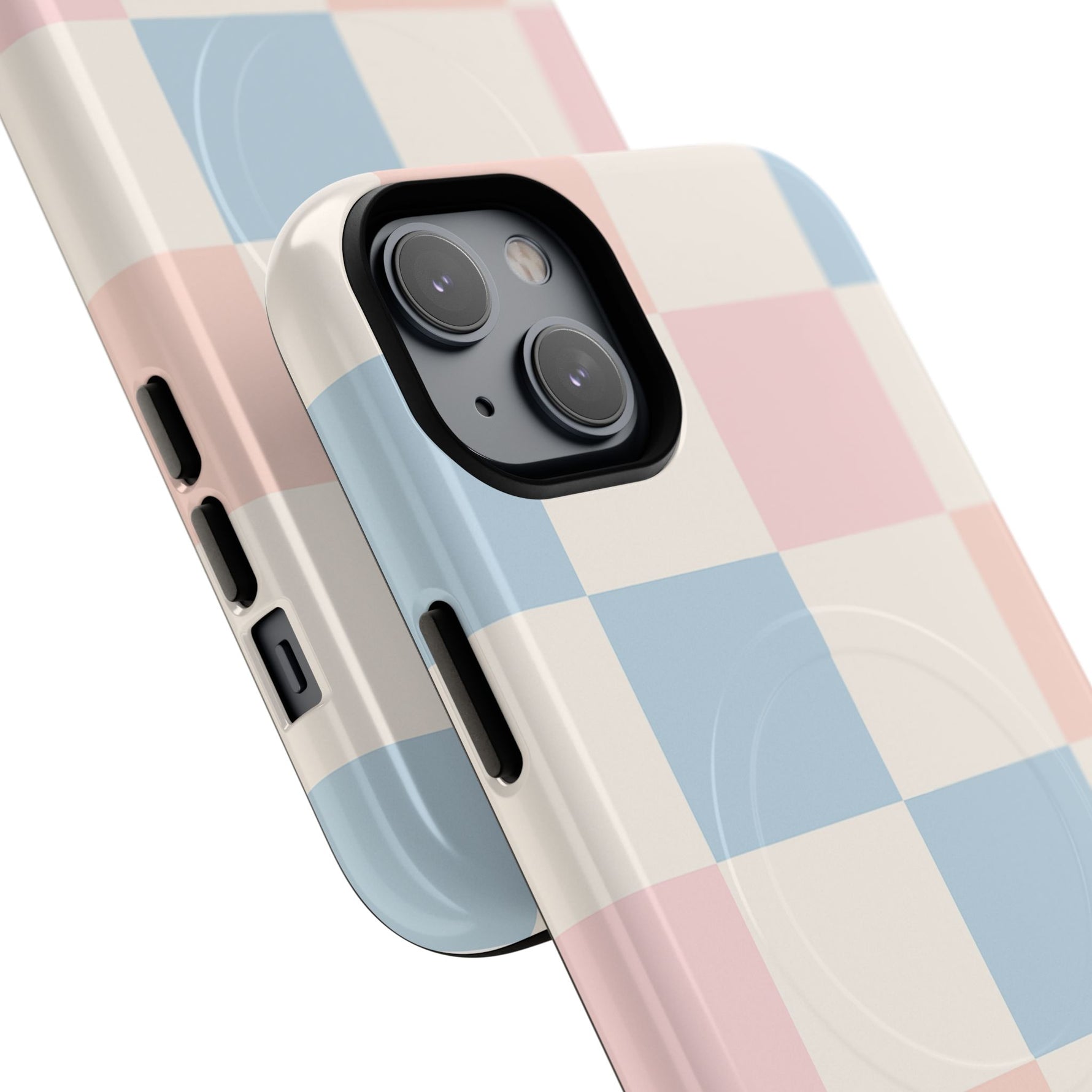 Pastel Checkerboard Pattern iPhone Cases - MagSafe - Shamo's