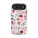 Love Doodle Tough iPhone Case (MagSafe compatible)  Shamo's iPhone 17 Air / Matte