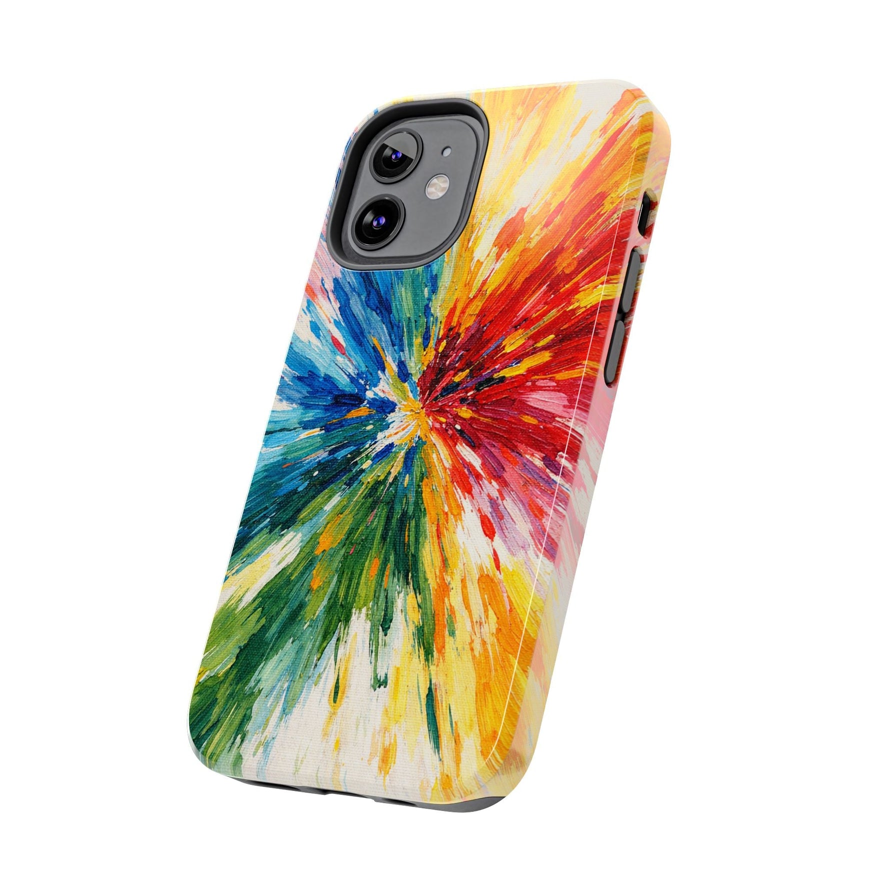 Vibrant Abstract Paint Explosion Impact Phone Case  Shamo's