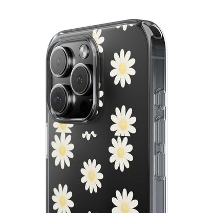 Daisy Floral Clear iPhone Case