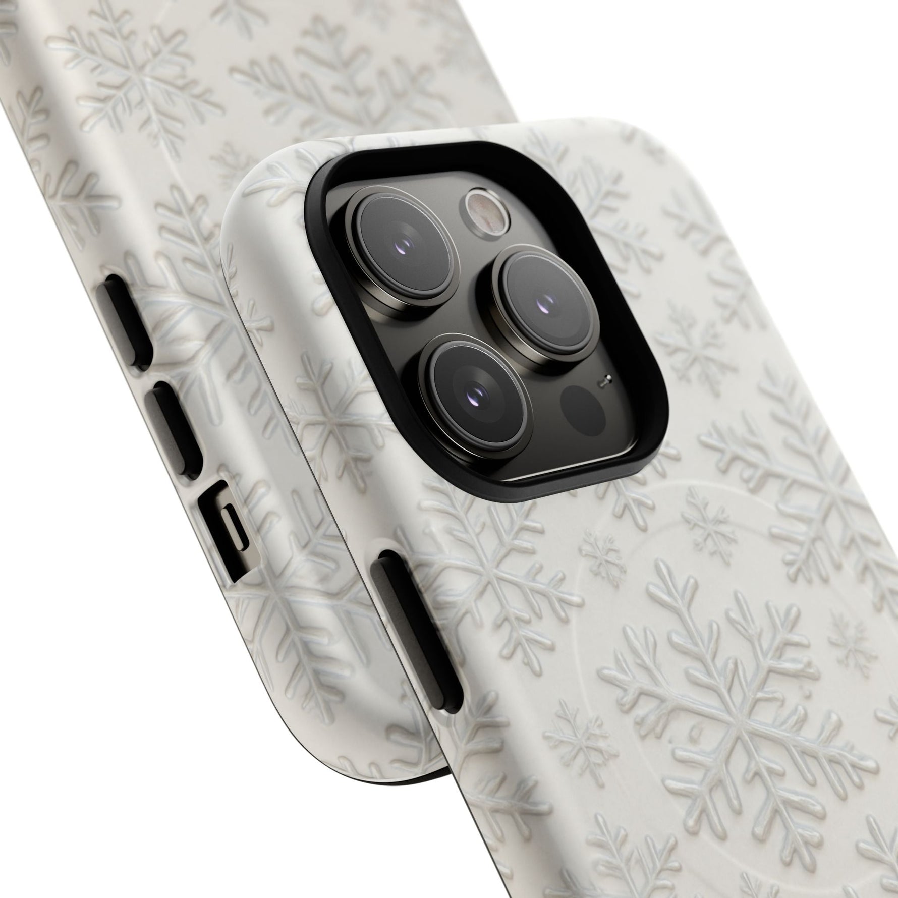 Snowflake Texture iPhone Case compatible with MagSafe  Shamo's
