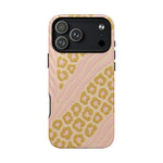Pink Gold Leopard iPhone Case compatible with MagSafe - Shamo's