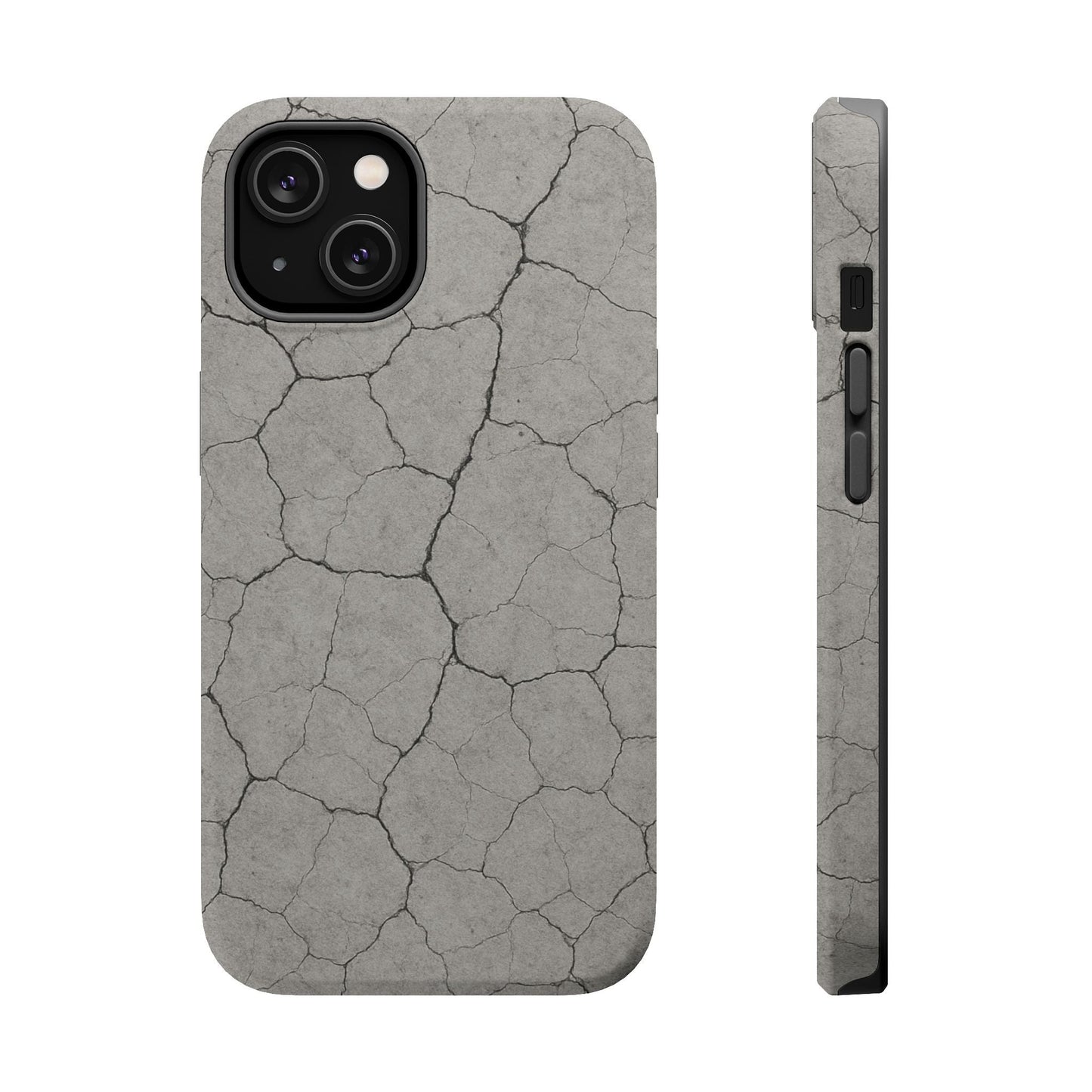 Cracked Concrete Texture iPhone Case with MagSafe compatibility  Shamo's iPhone 14 / Matte