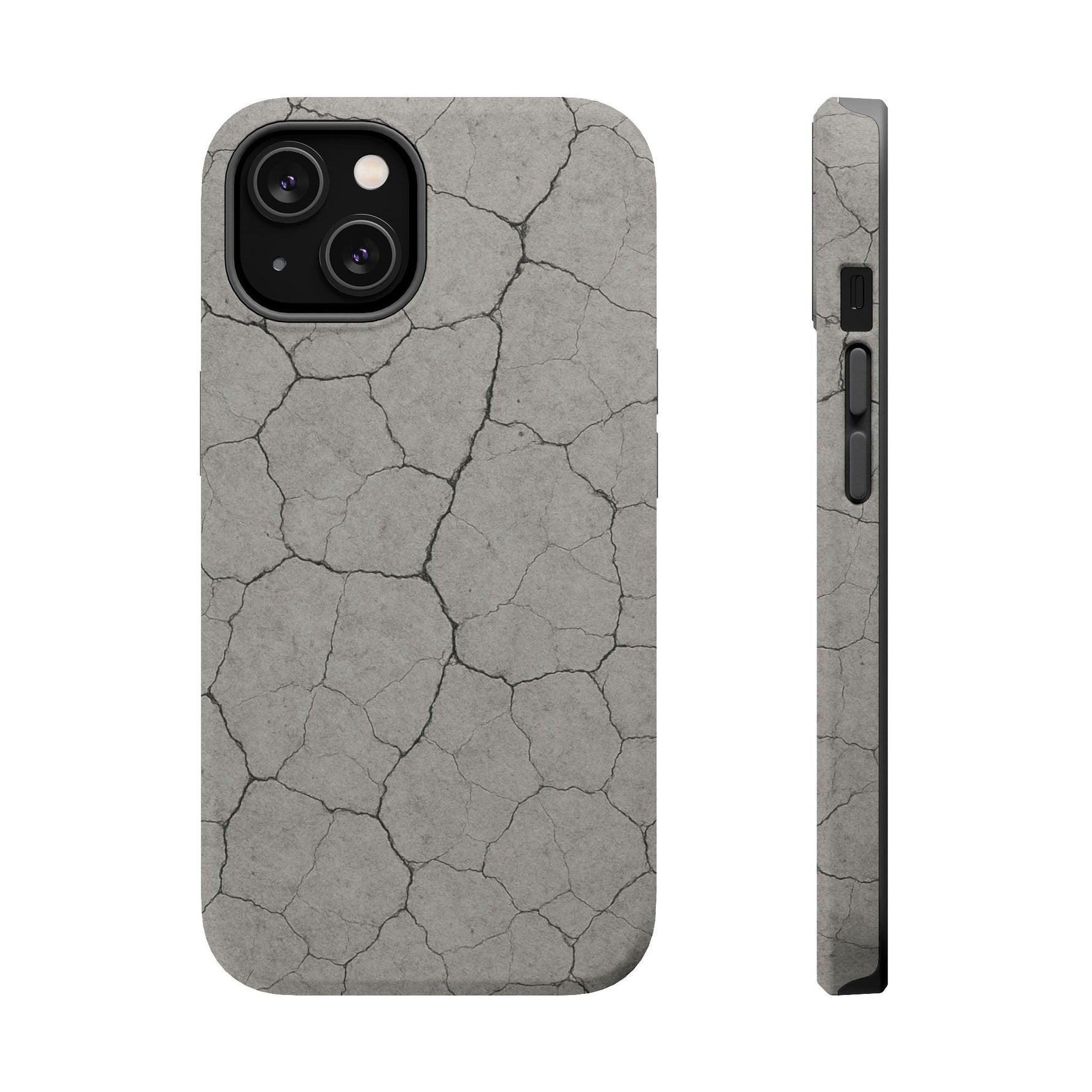Cracked Concrete Texture iPhone Case with MagSafe compatibility  Shamo's iPhone 14 / Matte