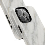 Classic White Marble iPhone Case with MagSafe  Shamo's
