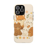 Forest Friends iPhone Case — Fox, Bear & Bunny Design. with MagSafe - Shamo's