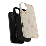Neutral Pebble Pattern Tough iPhone Case  Shamo's