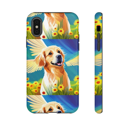 Tough Cases Golden Retriever with Wings Phone case