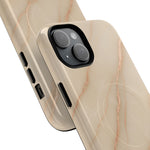 Luxury Series Marble Beige iPhone Case compatible with MagSafe - Shamo's