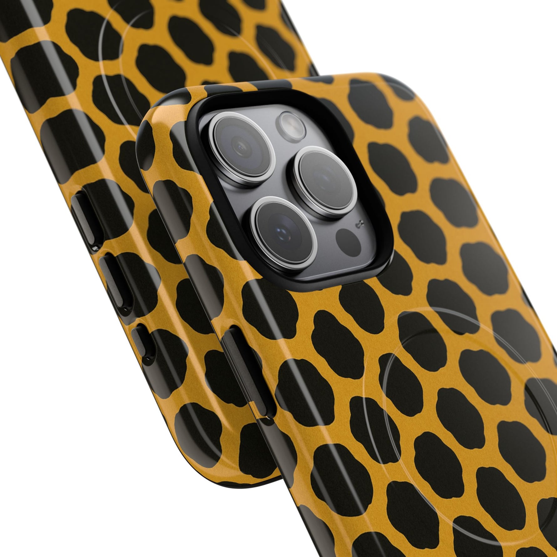 Stylish Leopard Pattern Magnetic iPhone Case | Compatible with MagSafe - Shamo's