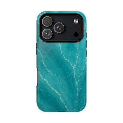 Ocean Aura Marble iPhone Case — MagSafe Compatible - Shamo's