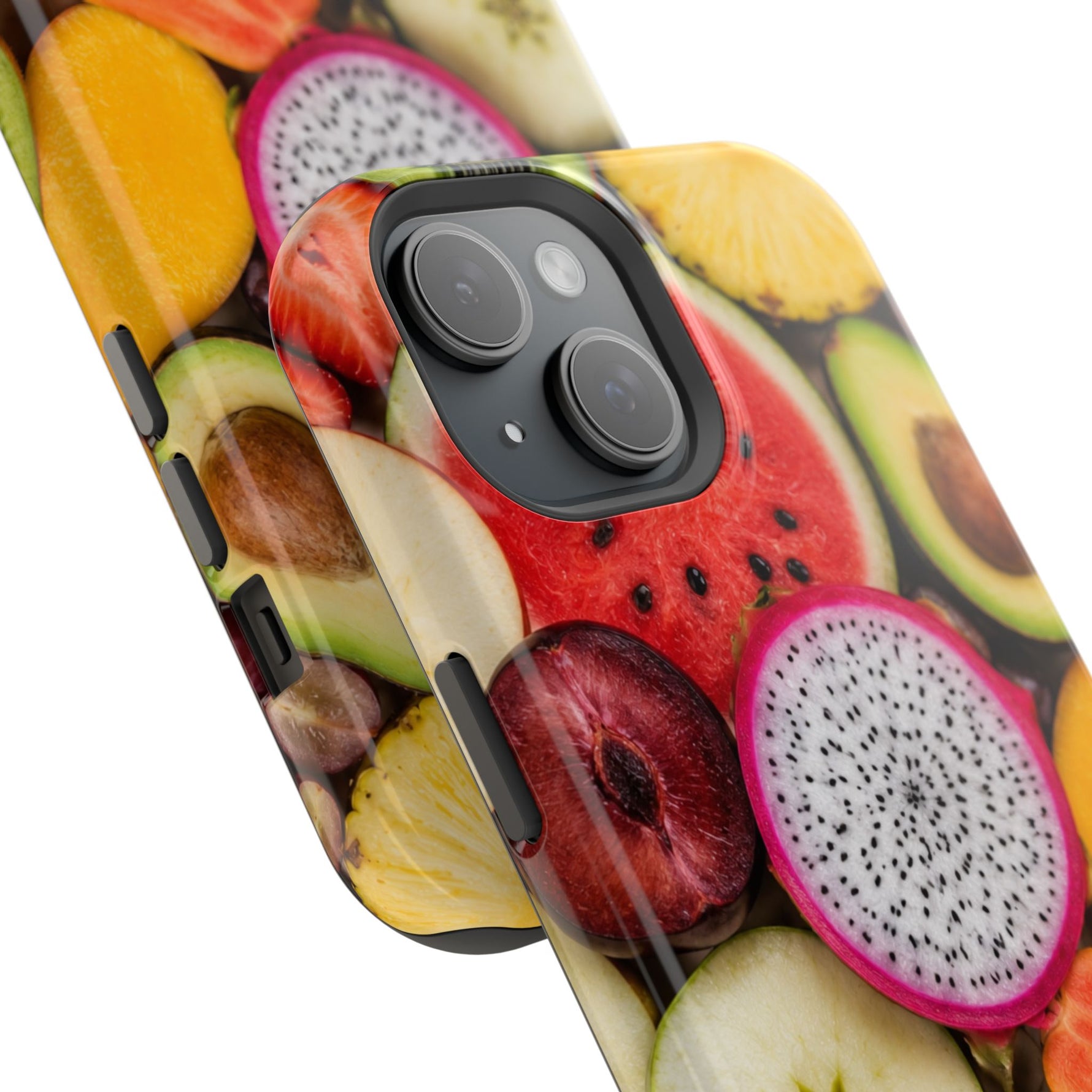 Tropical Fruit Magnetic Impact-Resistant Phone Case with MagSafe