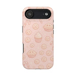 Pink Holiday Sweets Pattern (Cupcake, Pie, Candy Cane) iPhone Case with MagSafe  Shamo's iPhone 17 Air / Glossy