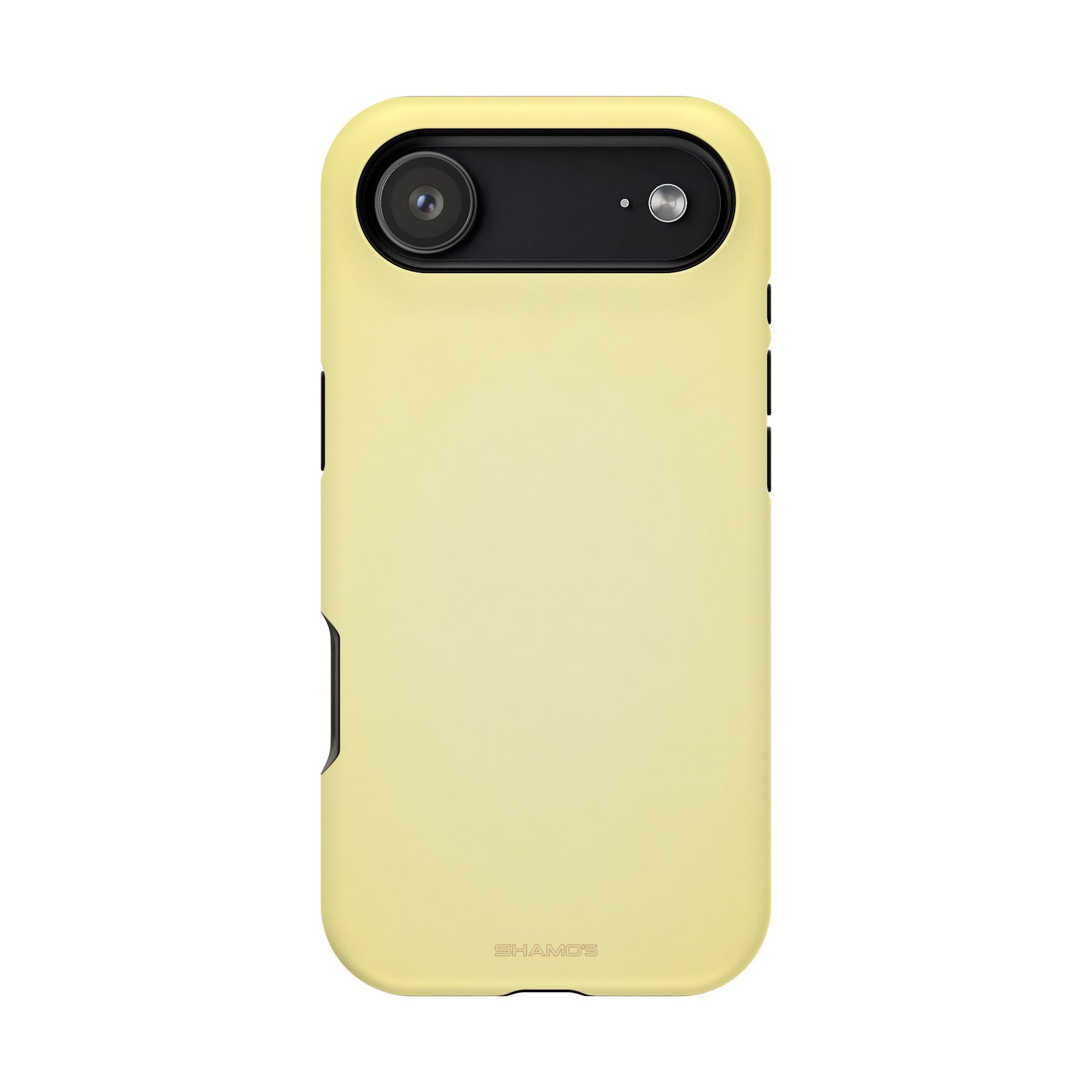 Baby Yellow Solid Color MagSafe Compatible Impact-Resistant Phone Case | Slim Protective Cover