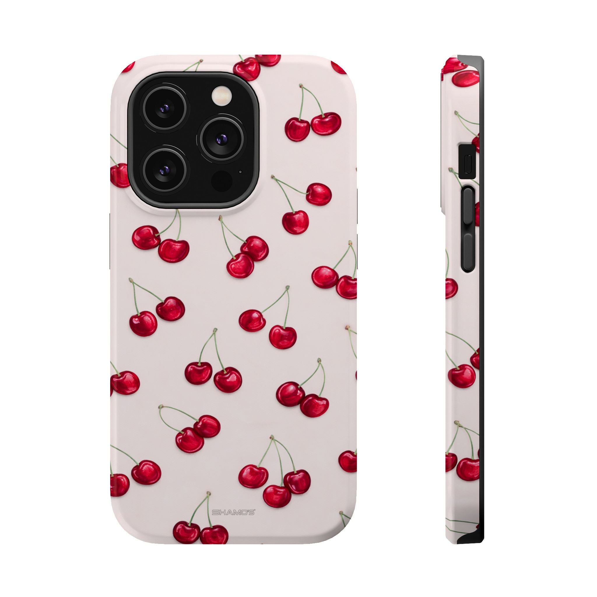 Sensual Cherry Impact Phone Case | MagSafe - iPhone 14 Pro / Glossy - Shamo's