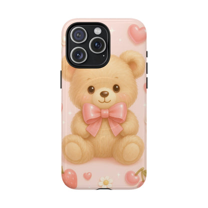 Ribbon Teddy Bear Love iPhone Case with MagSafe