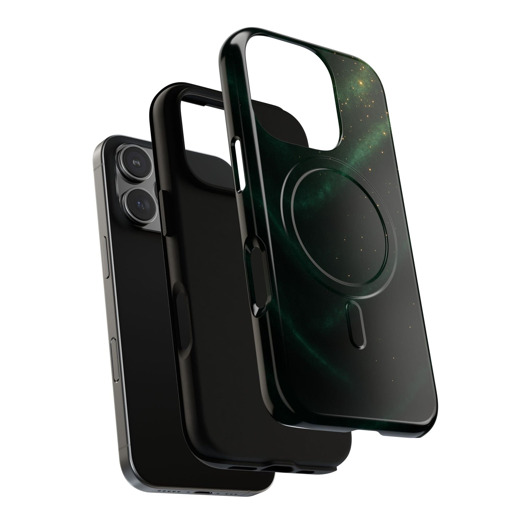 Luxury Series Emerald Galaxy iPhone Case with MagSafe  Shamo's