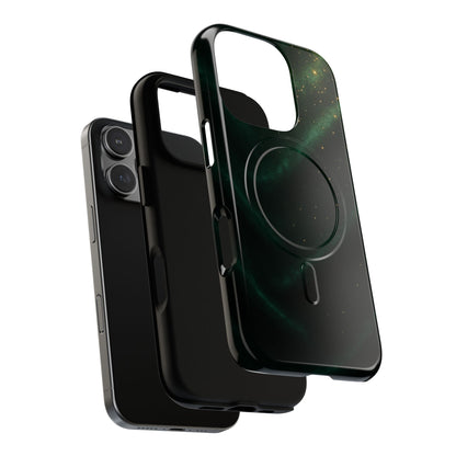 Luxury Series Emerald Galaxy iPhone Case with MagSafe