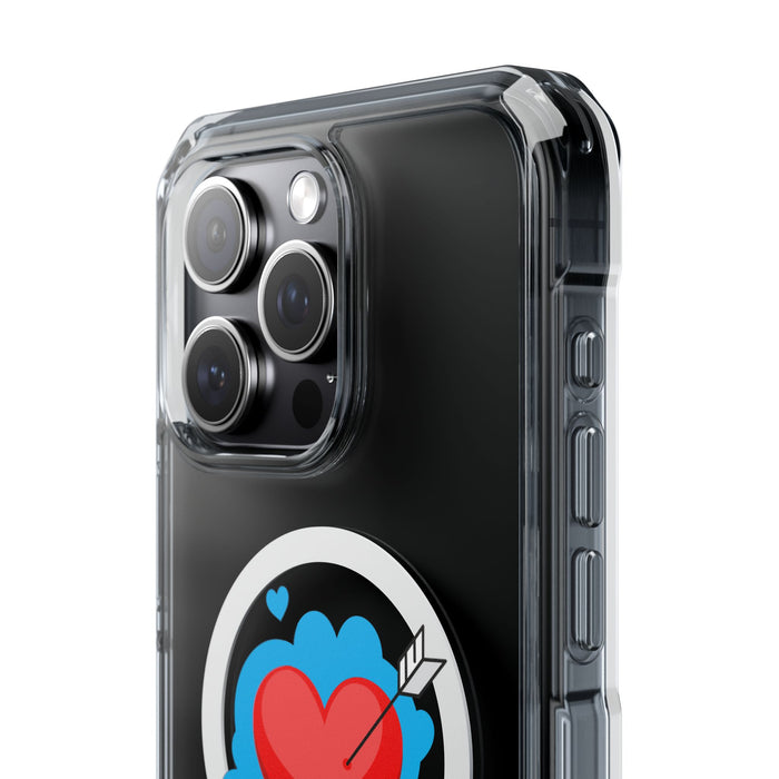 Magnetic Clear Phone Case | Compatible with MagSafe | Be Mine Love Edition