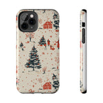 Winter Village Holiday Tough iPhone Case — Vintage Holidays & Snow Scene  Shamo's iPhone 11 Pro
