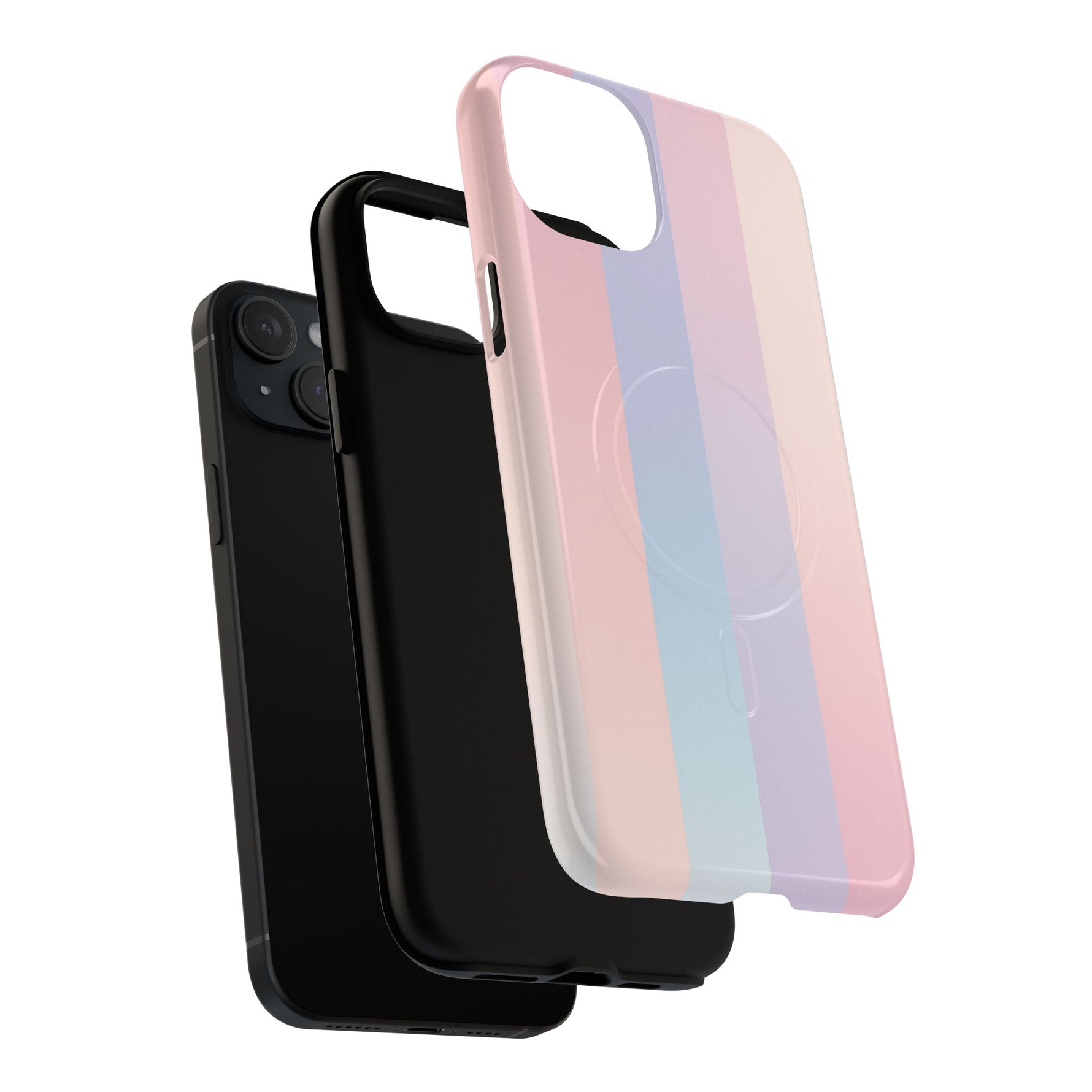 Pastel Stripe Blend Case for iPhone | MagSafe - Shamo's