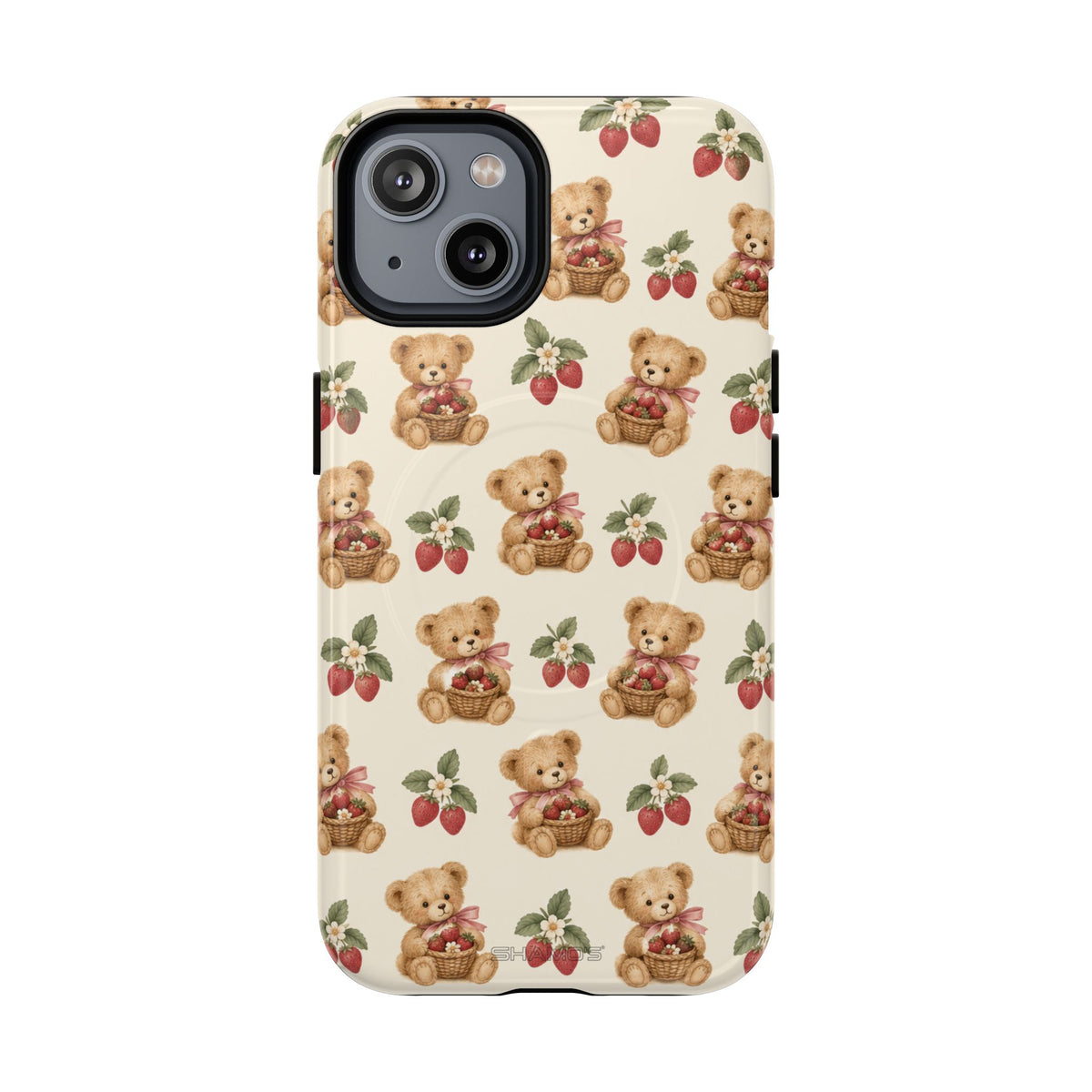 Teddy Berry Basket iPhone Case with MagSafe