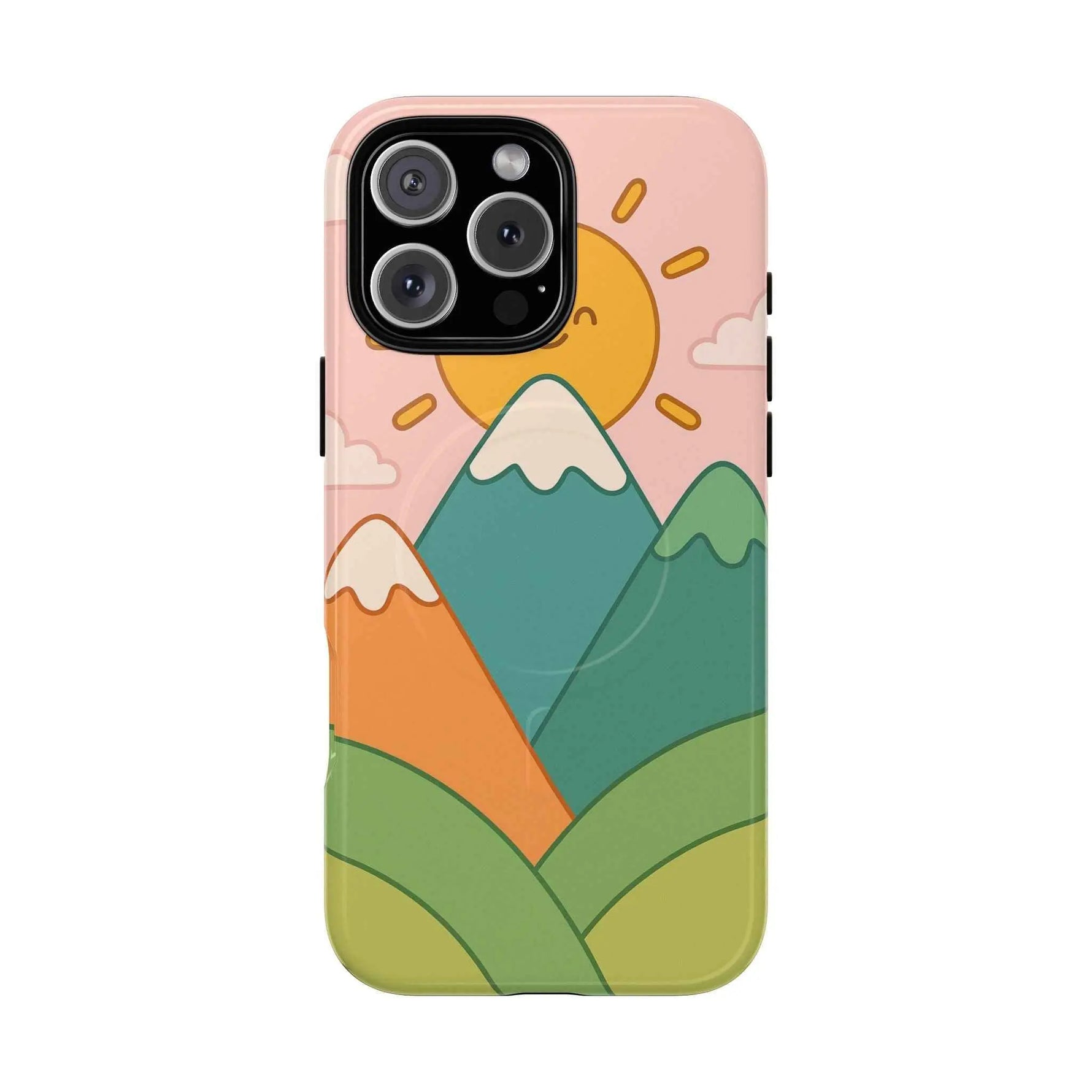 Mountain Sunrise Phone Case - Tough MagSafe Magnetic Design